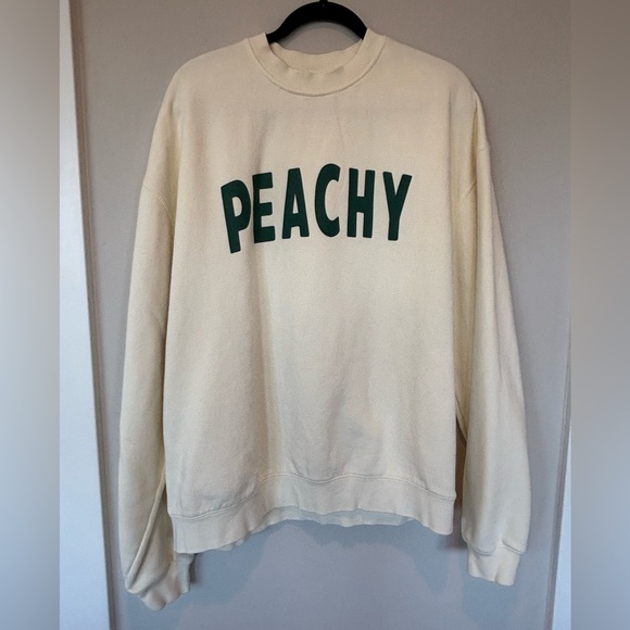 Devereux Sweaters - Devereux Golf Cream 'Peachy' Crew Neck Sweater